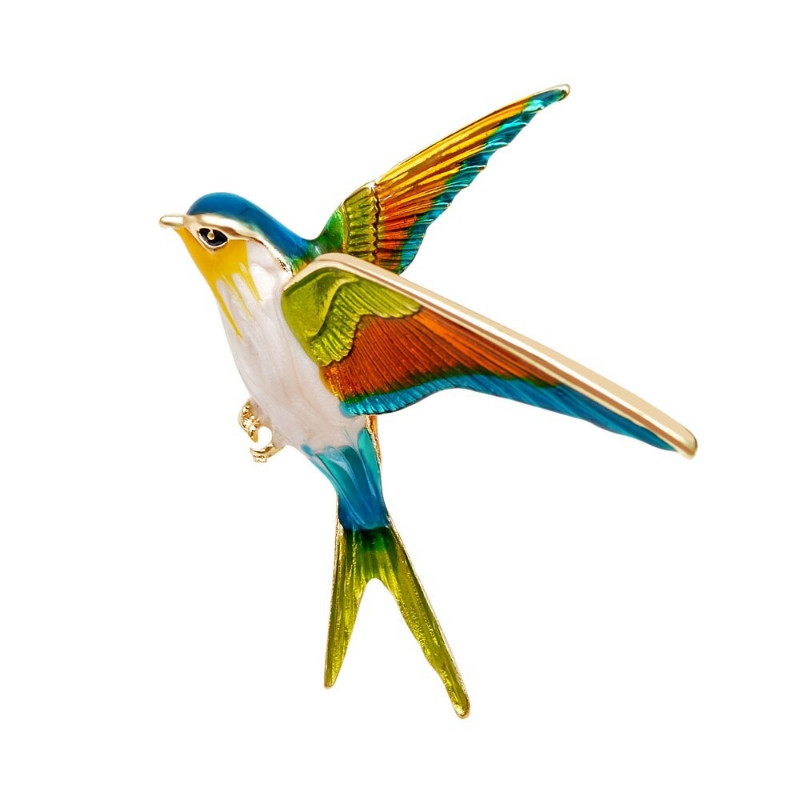Enamel Brooch for Women Style Animal Pins Fashion Jewelry Coat Accessories Gift