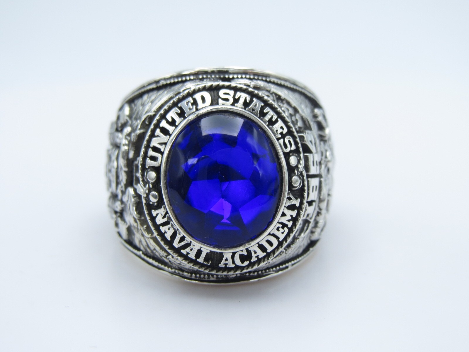 SILVER 925 , GREAT RING , 1954 , naval , ARRIVE IN 14 WORKING DAYS IF US , US 10