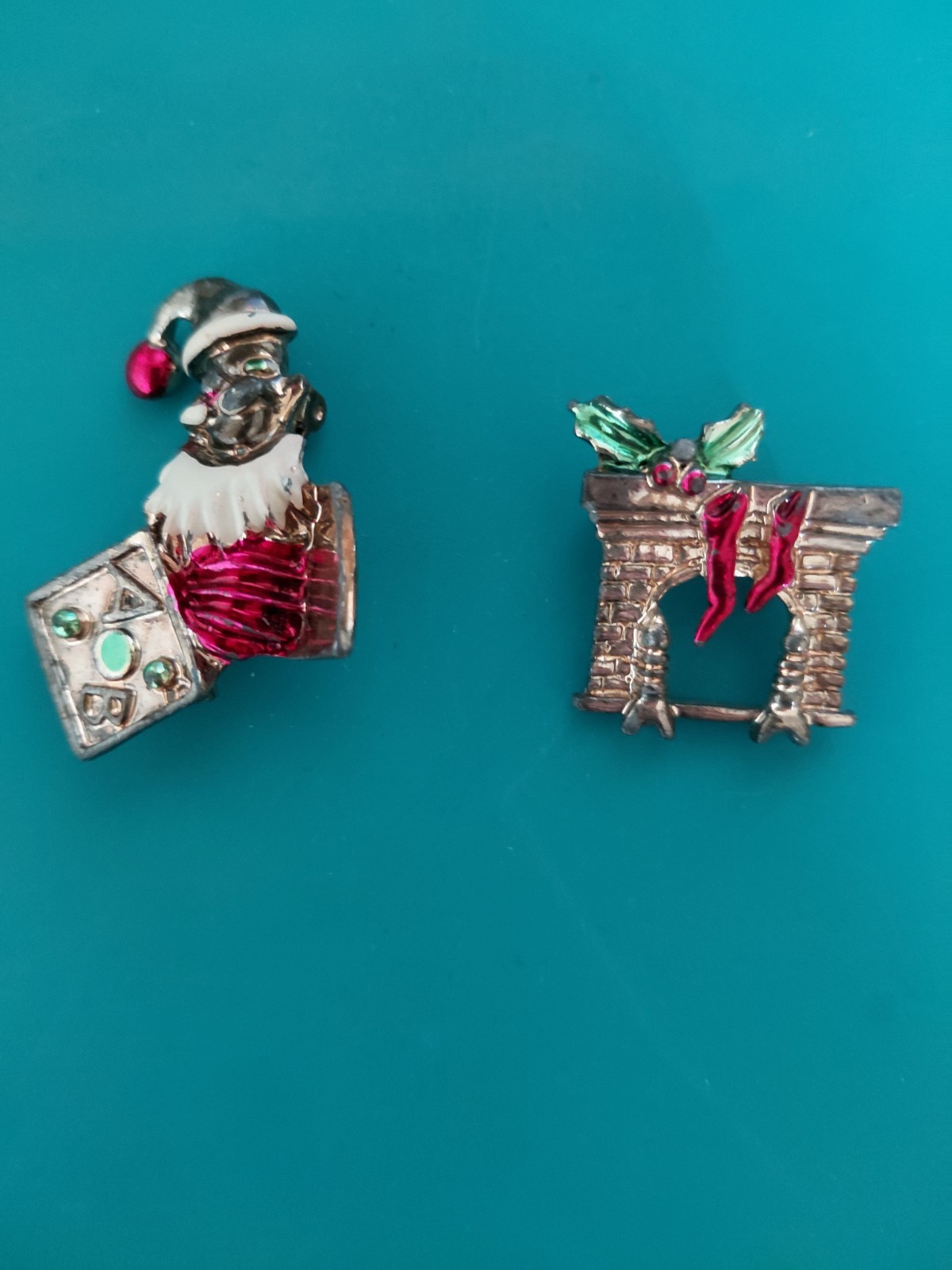 Vintage Christimas Pins 1950’s
