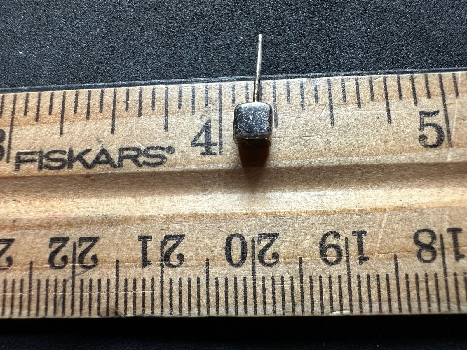 0.69g Vintage Sterling Silver 925 Small Square Stud Earrings Minimalist M
