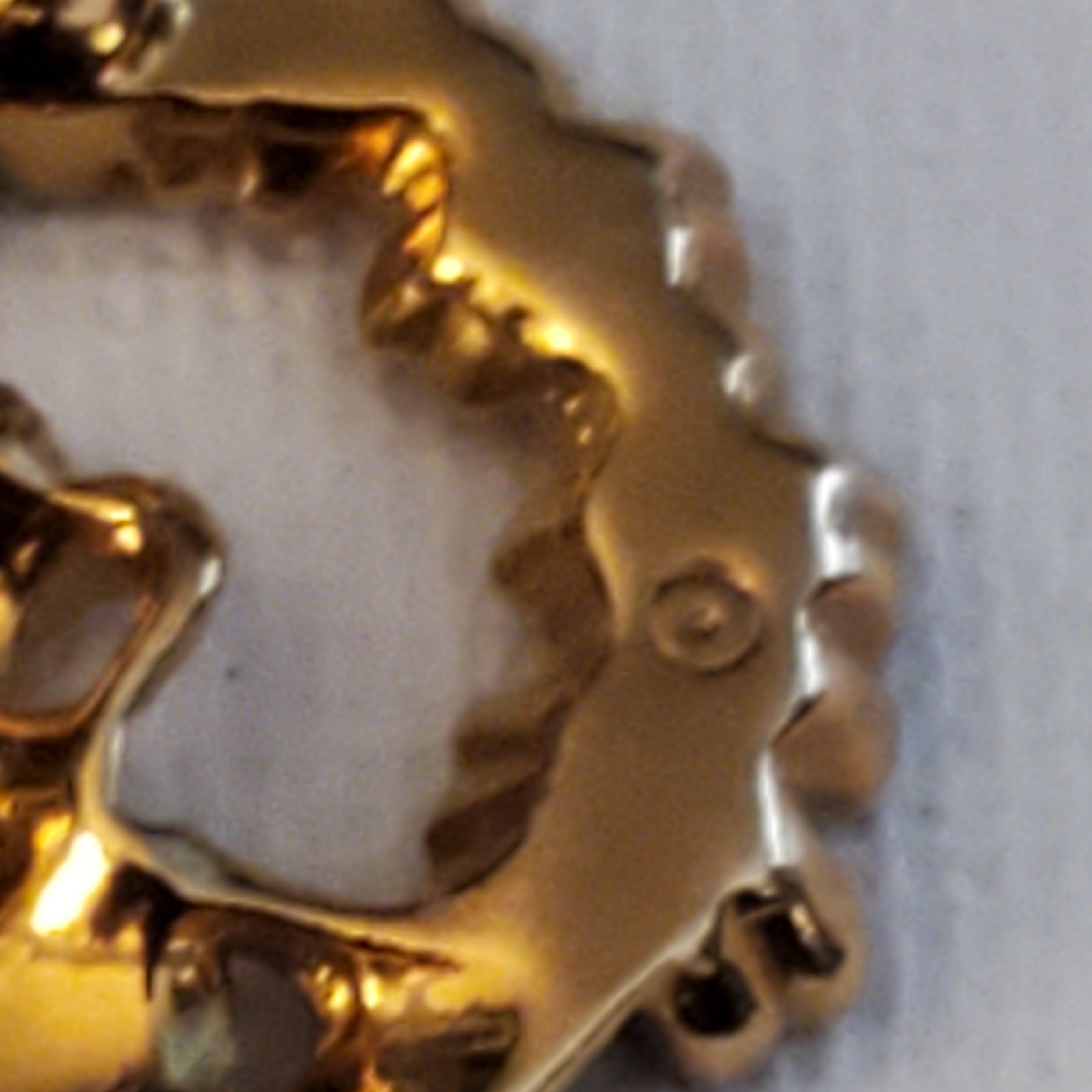 Irish Claddagh Pin Friendship Heart Hands Clover Crown Vintage Avon Gold Tone