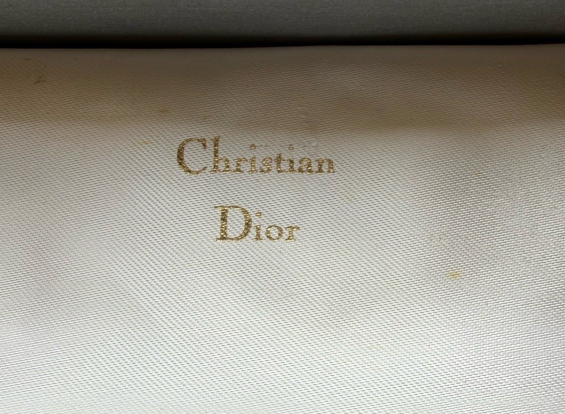 Vtg 1980s Christian Dior Celestial Sun Moon Stars Puffy Bracelet New In Box NM