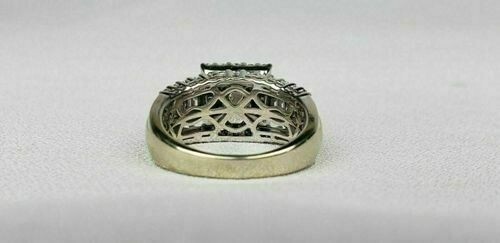 Princess Cut Lab Created Diamond Valentine’s Special 14Ct White Gold Finish Ring