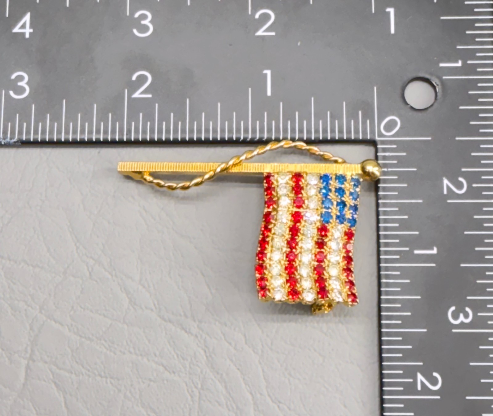 Patriotic Jewelry Lot Earrings Bracelet Joan Rivers Brooch