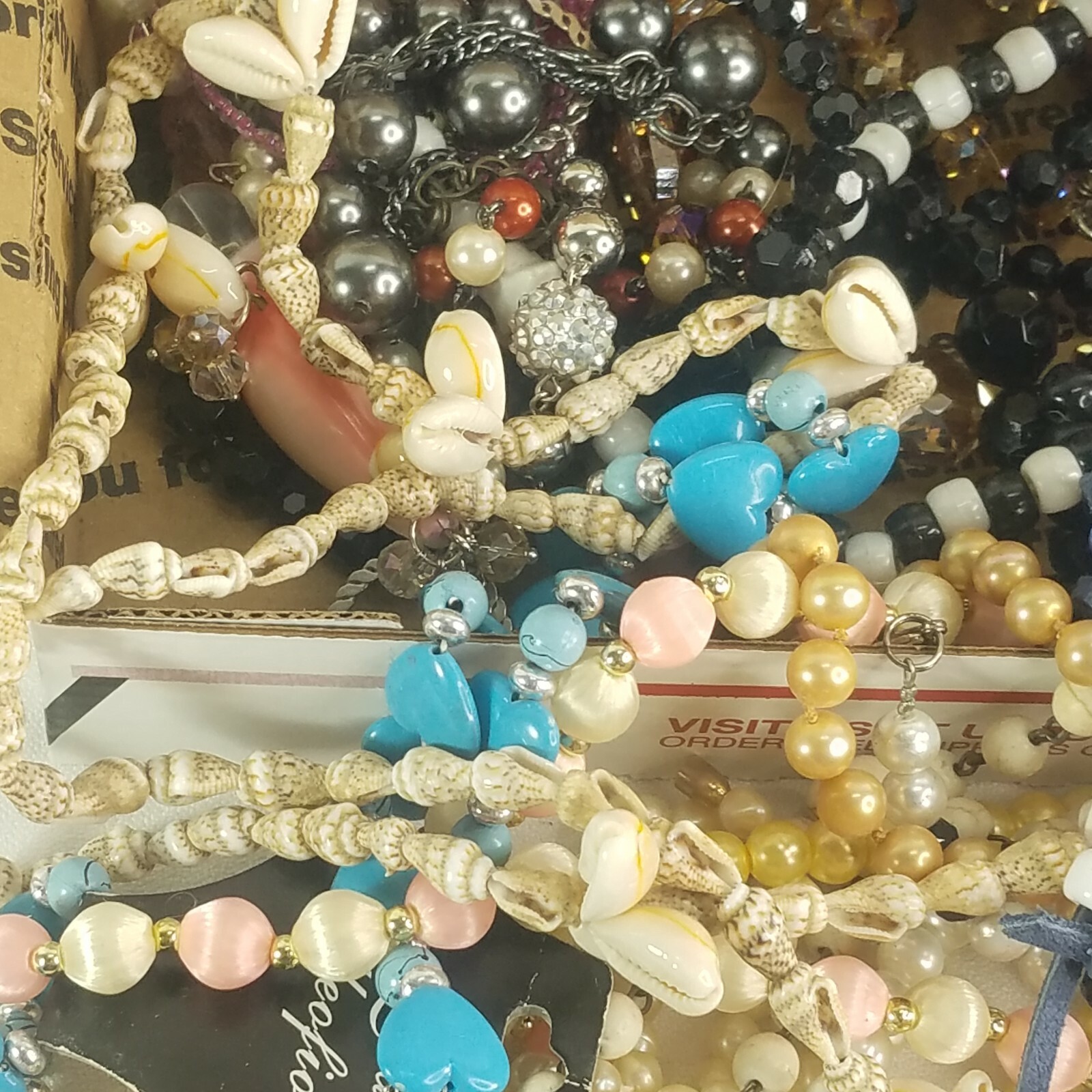 1+ LB Vintage to now Costume Jewelry 20+ pieces Necklaces