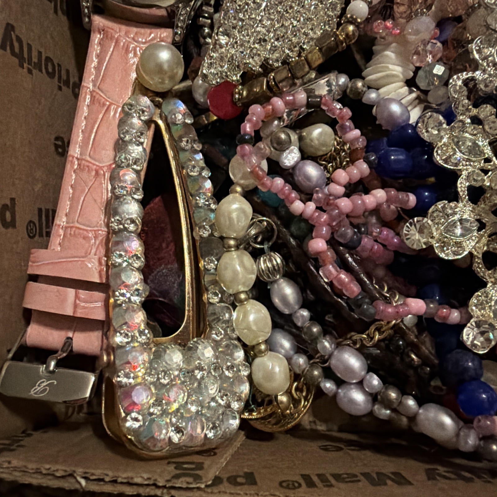 Vintage to Now Jewelry Lot, All Wearable Untested. No Broken. Box A8