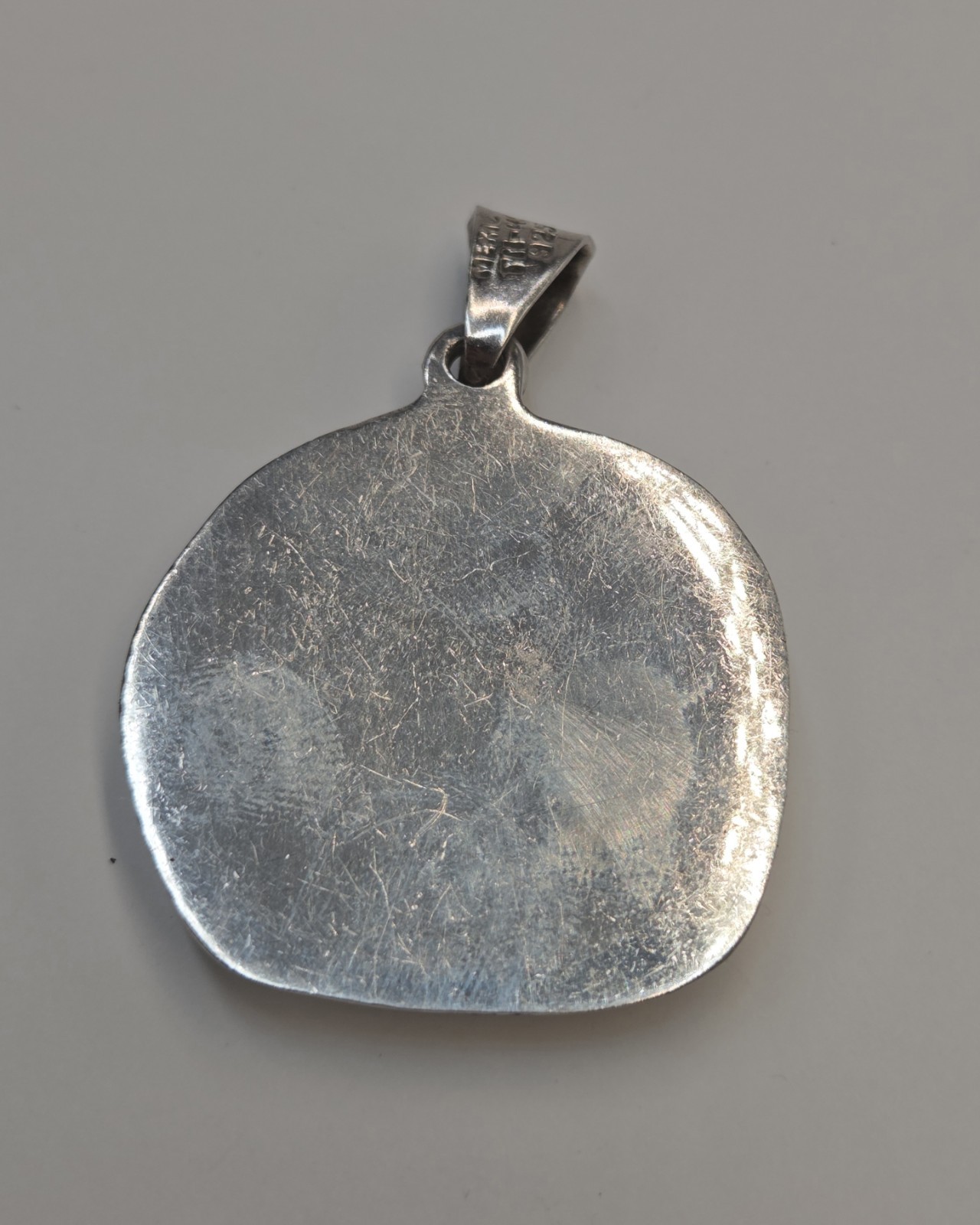 Vintage Taxco Mexico Sterling Silver Sand Dollar Pendant