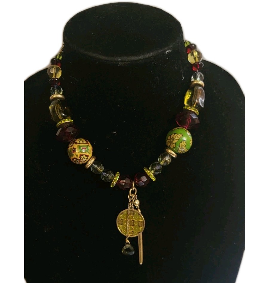 PILGRIM DANISH DESIGN Beaded Necklace Colorful