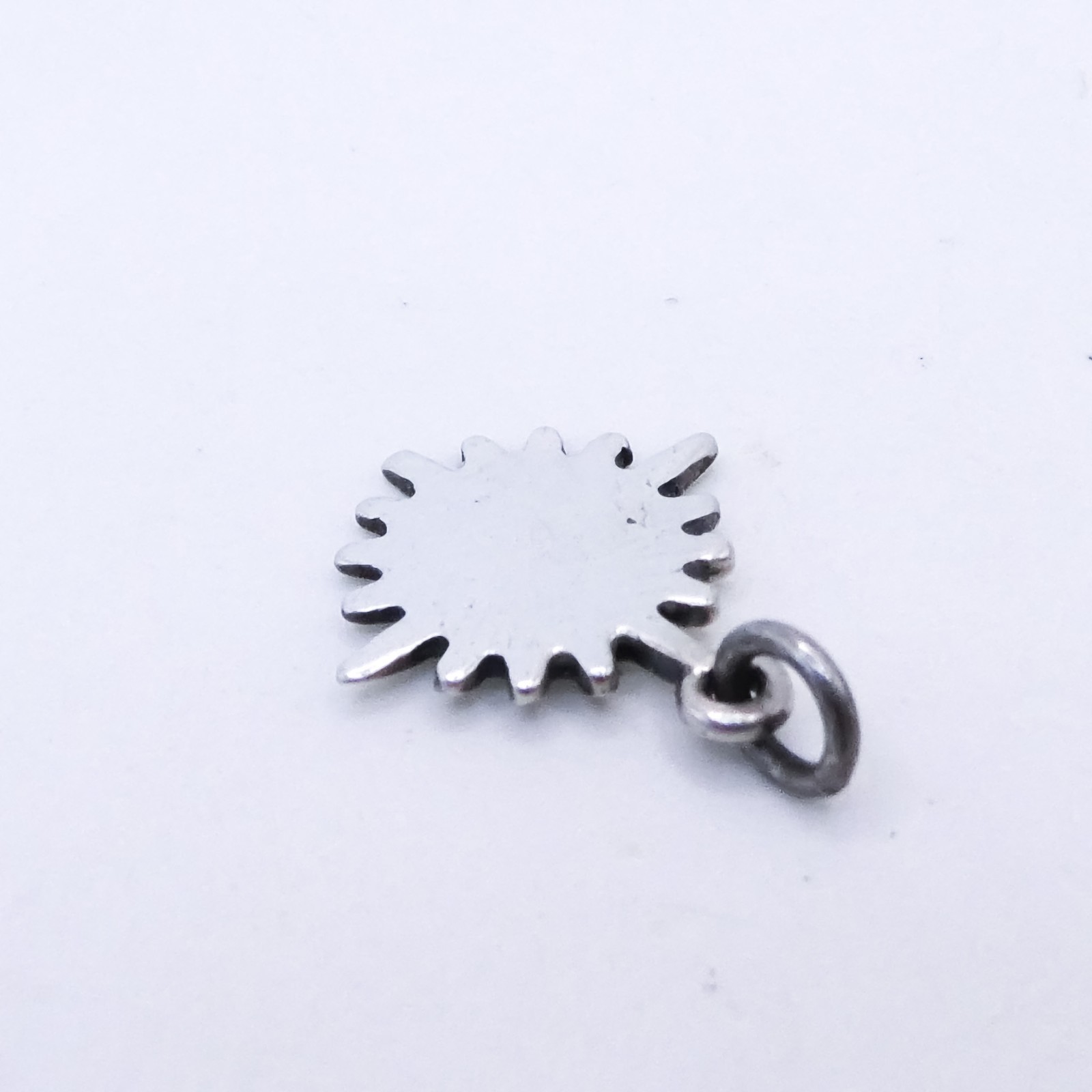 Sterling Silver 925 Blank Engravable Bracelet Charm .7″