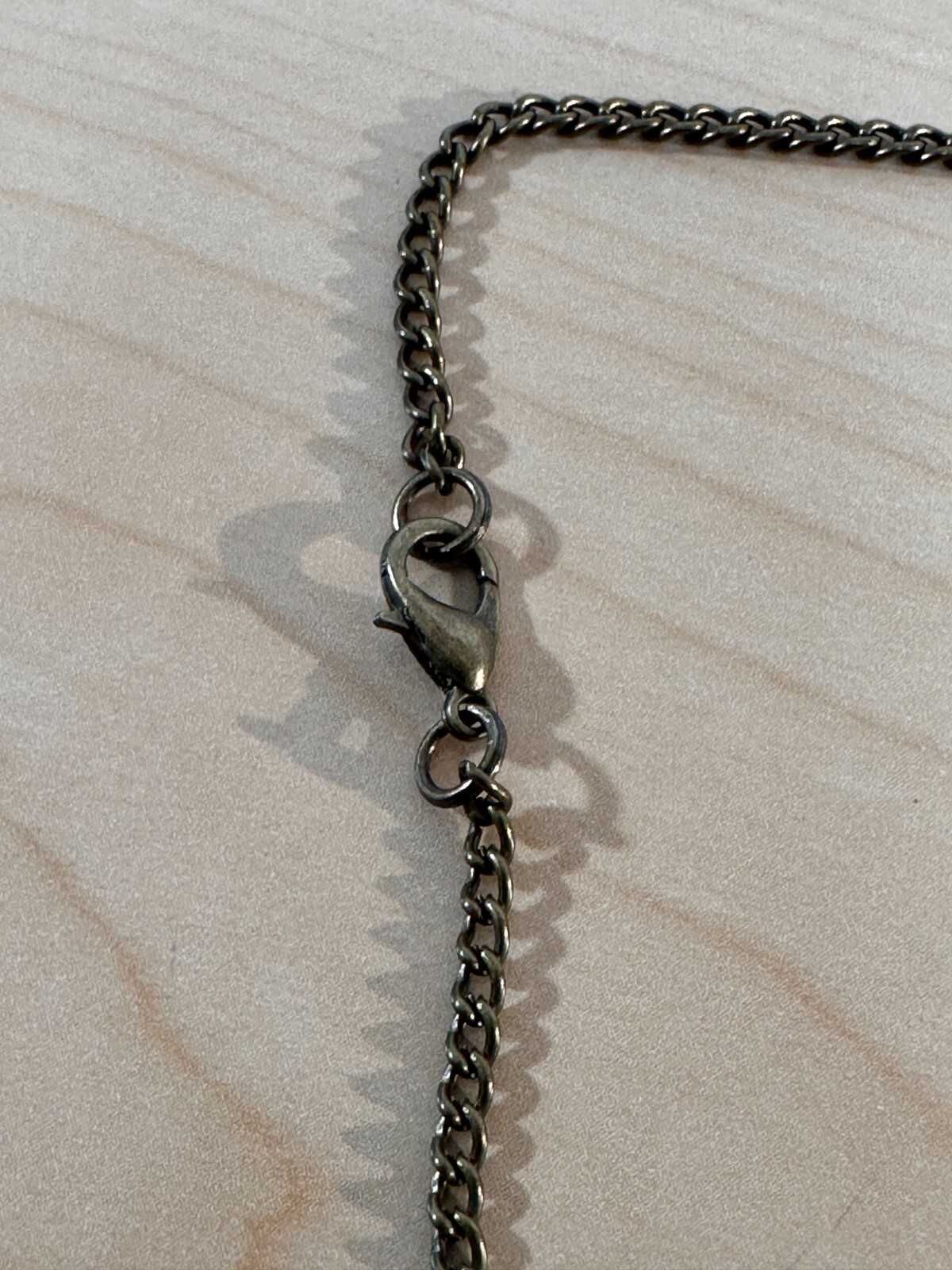 Vintage Bronze Color BOHO Tribal Dangle Pendant Necklace 14 inches