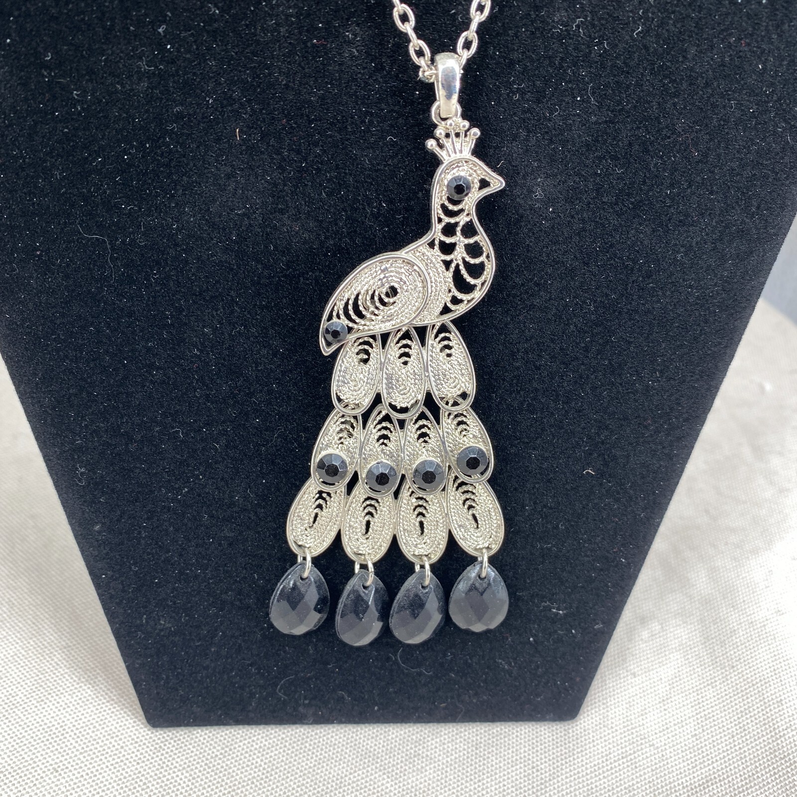 Costume Jewelry Lot of 4 with Assorted Colors/Sizes Necklaces