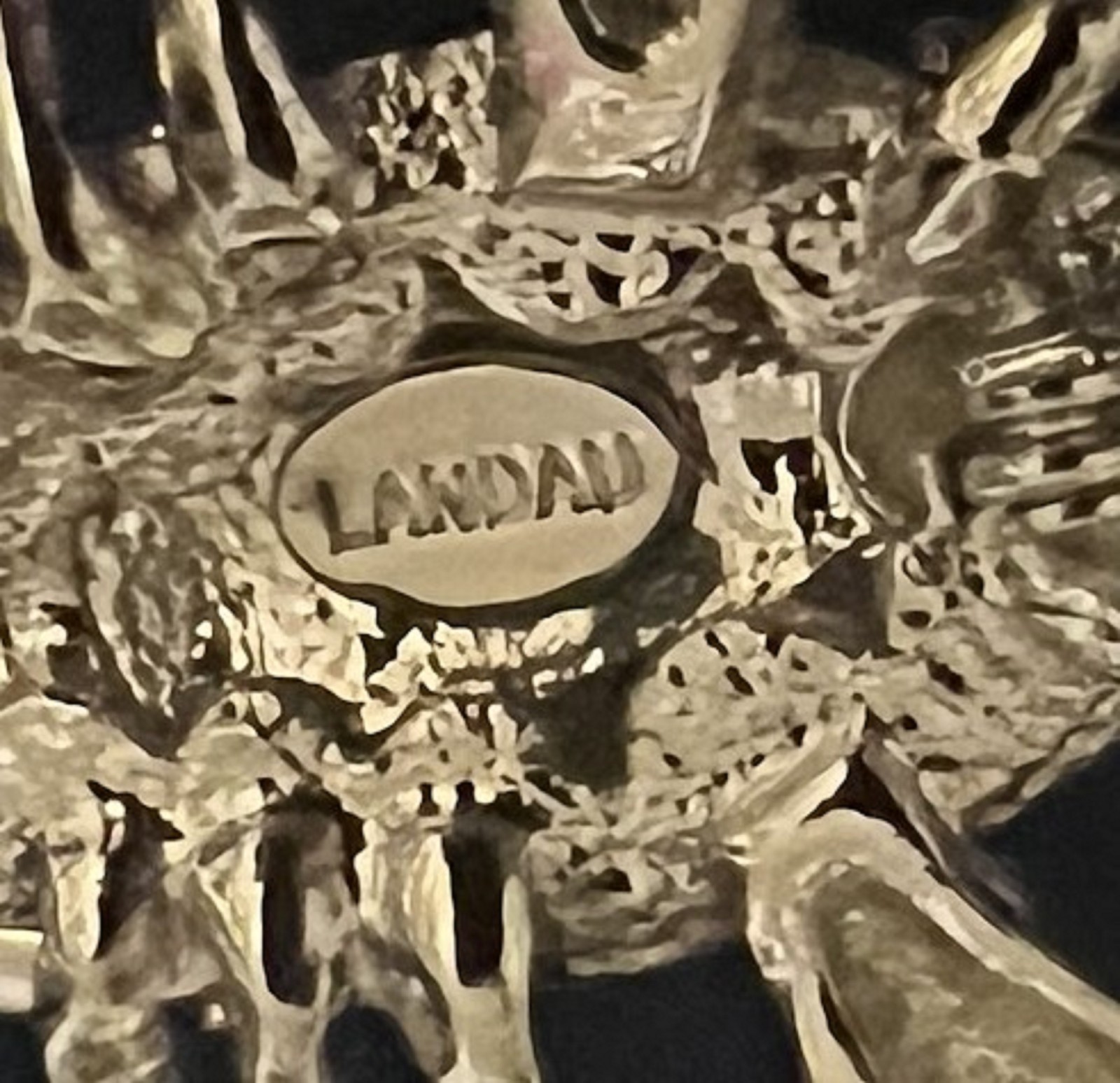 LANDAU Rhinestone Lobster 5″ EXQUISITE