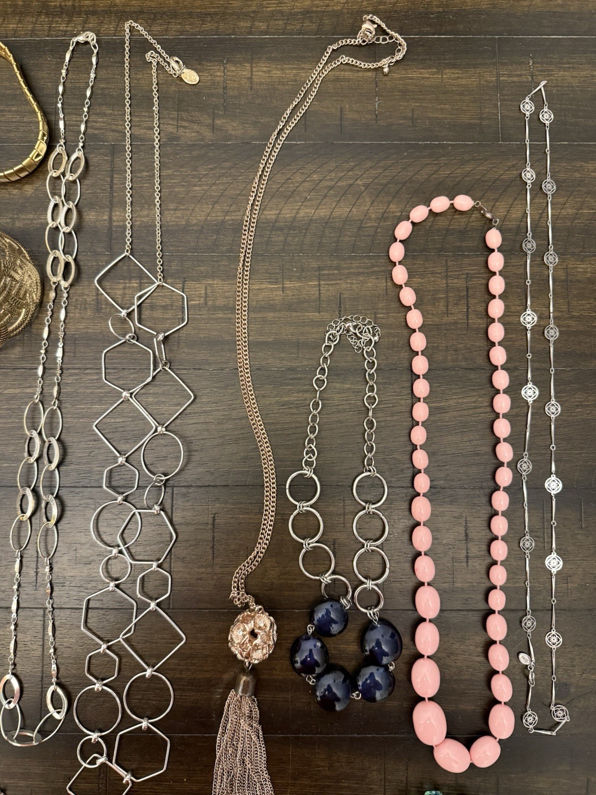 Vintage Jewelry Necklaces And Bracelets Lot Of 26 Assorted