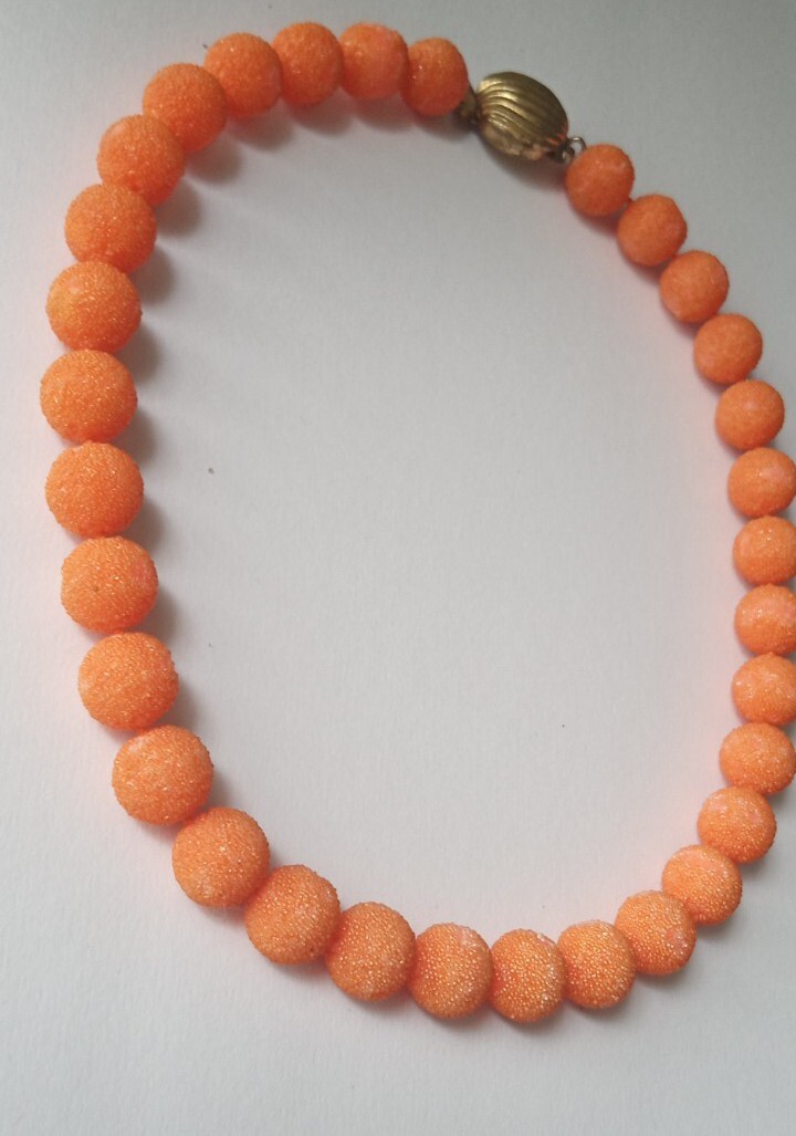 Vintage COLORFUL Beaded Necklaces Lot Of 5 KRAMER Coro Graduated Lucite MCM