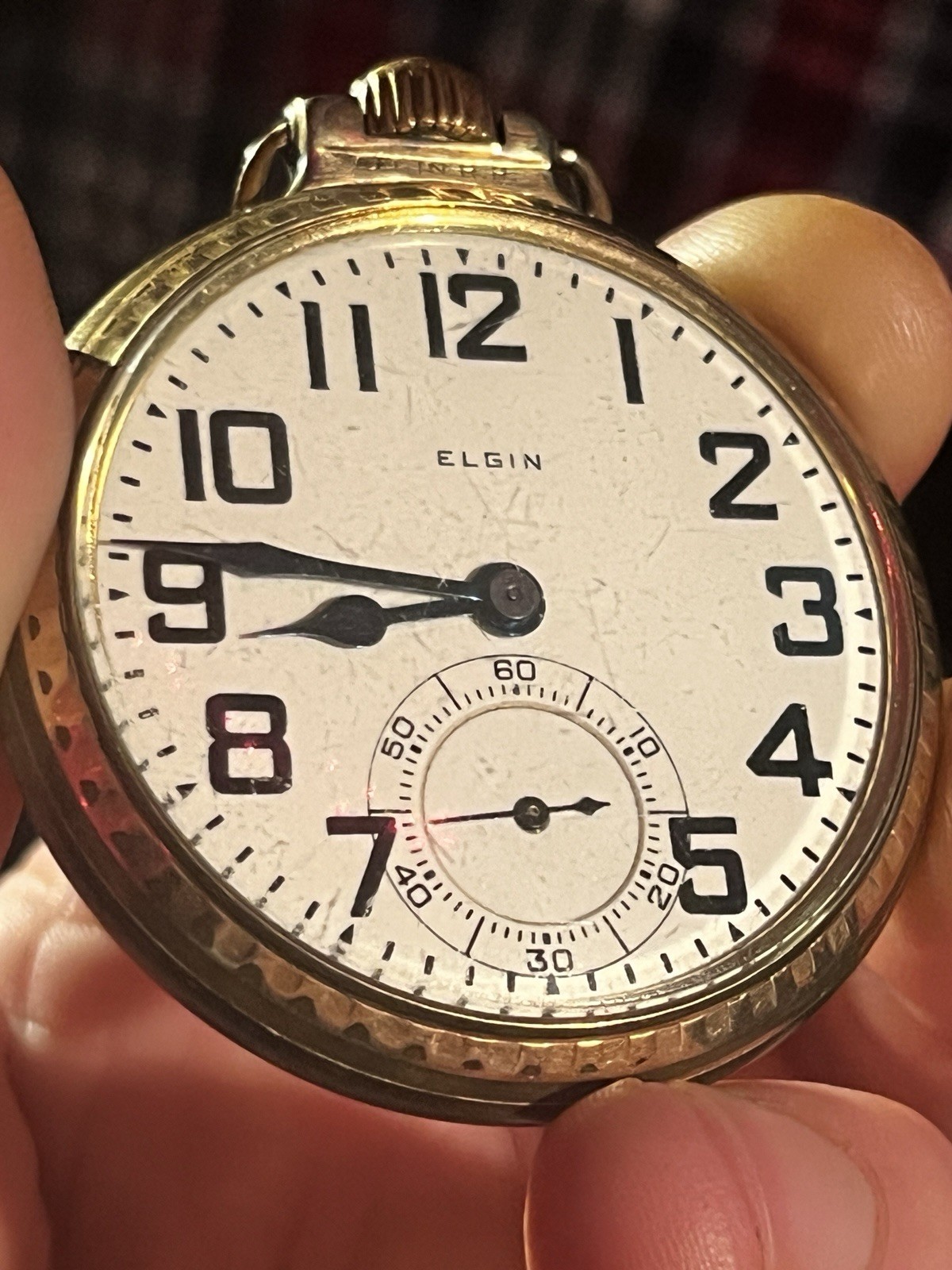 Antique 1925 Elgin B.W. Raymond Railroad Grade 478 Pocket Watch – 21 Jewel 12kt