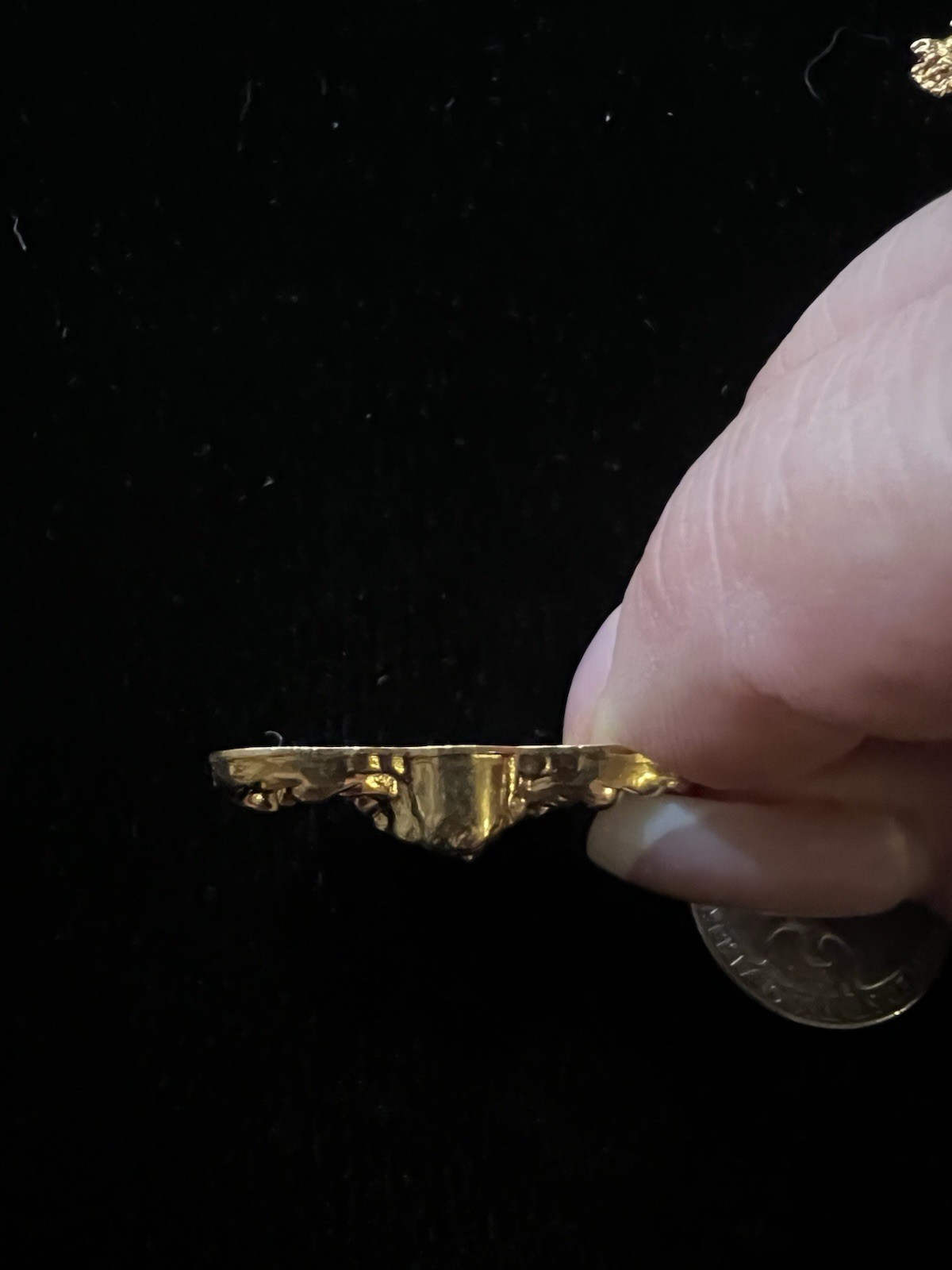 Vintage Cherub 22K Gold Plated Brass Stamping for Jewelry Making/Decoration NOS