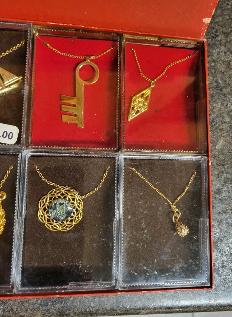 Vintage New Old Stock Novelty Necklace Unopened Case Of 12 Retail Stock 1960s