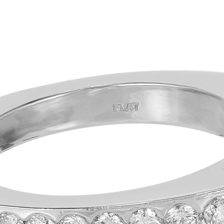 Vintage 2.44ct Transitional Ideal Cut Diamond Platinum Ring