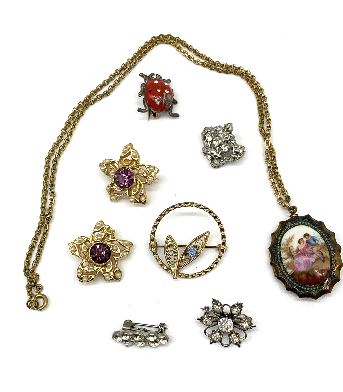 Lot of Assorted Antique & Vintage Jewelry
