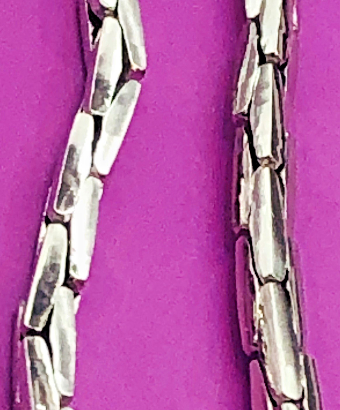 Vtg. GIVENCHY 25 In Silver Tone Chain with Sterling Silver Heart Locket.