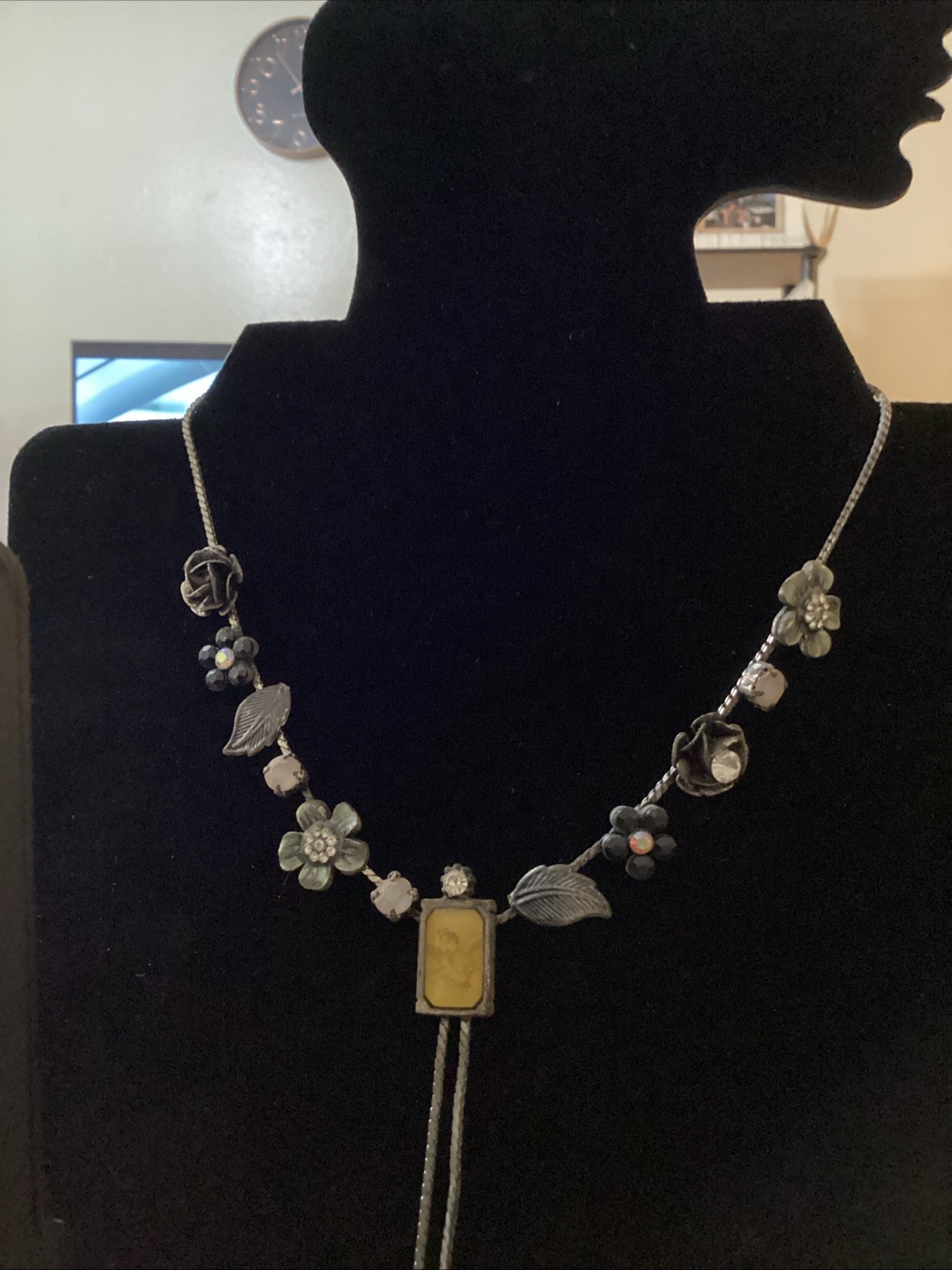 Vintage Lariat, Inspired Y Necklace, Pilgrim, Danish Design