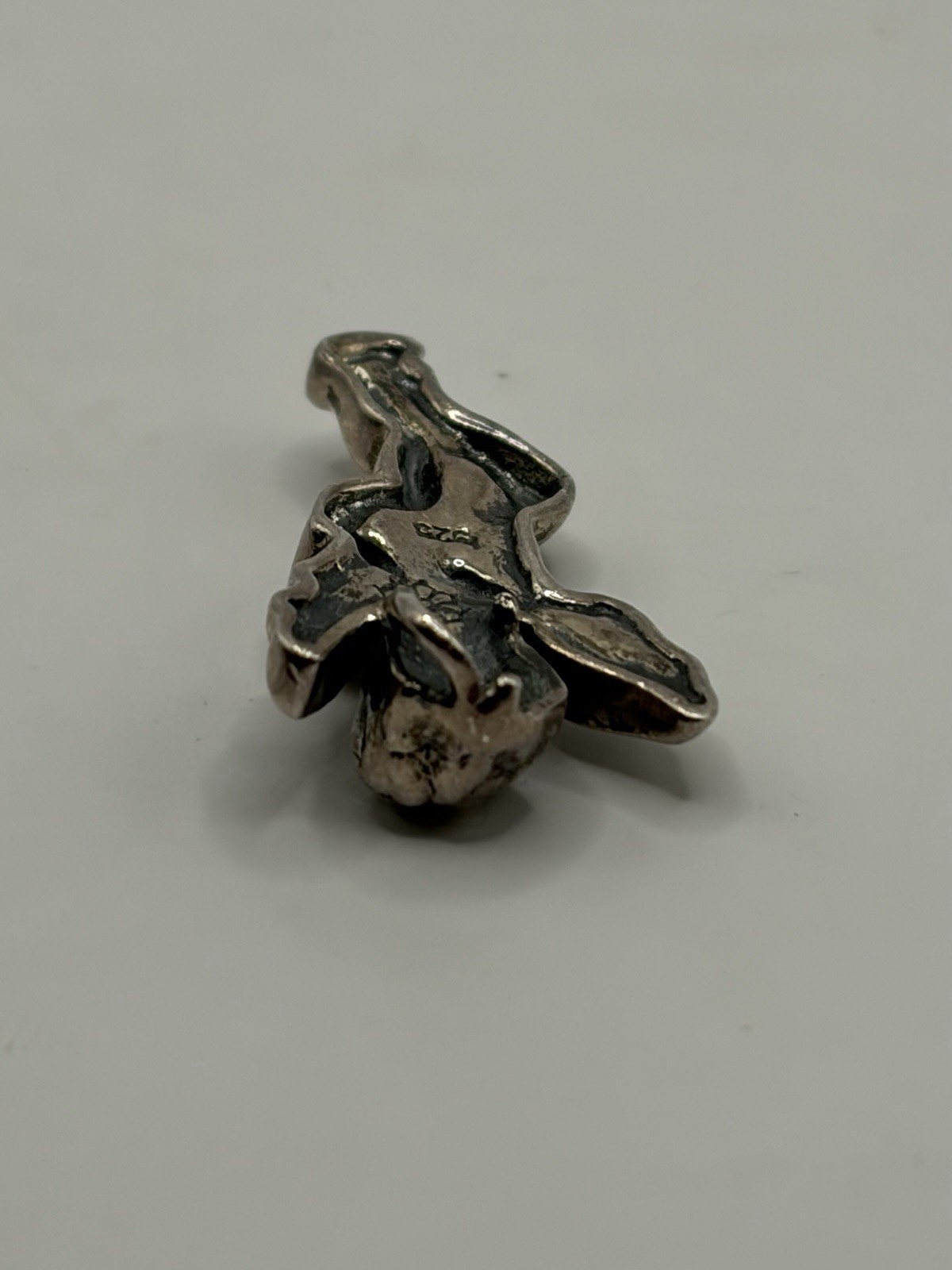 2 Vintage Sterling Silver cherub Pendants – 925 Angel Charm