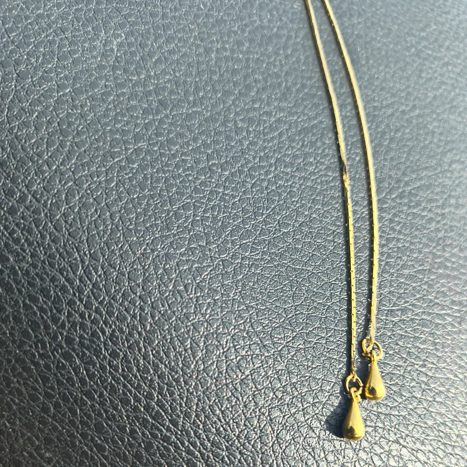 Vintage Gold Tone Bolo, Lariat Zipper, Choker Style Necklace