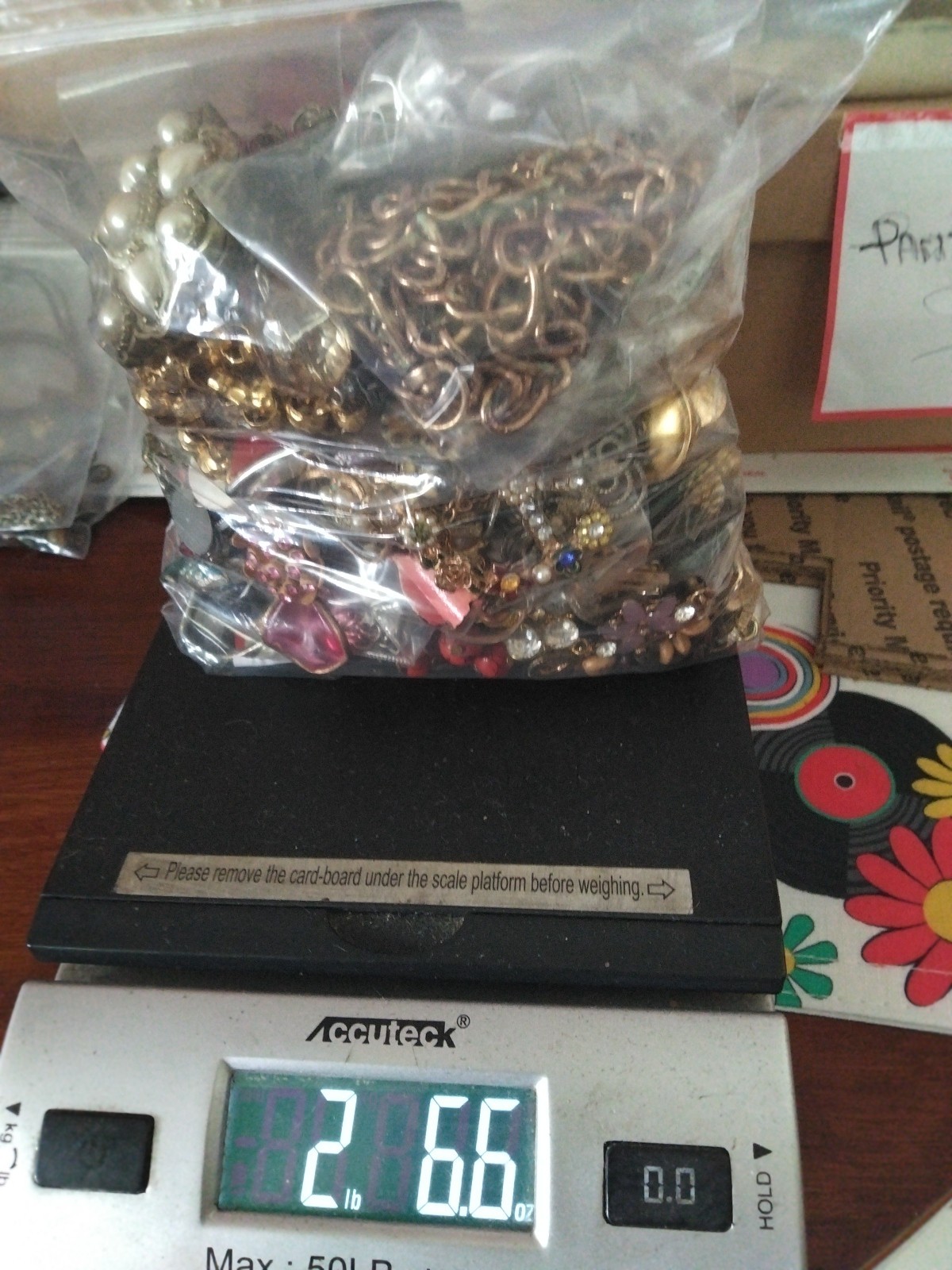 Vtg To Now Junk Jewelry Lot For CRAFTING Or REPAIRS, REPURPOSE, 2.66 Lb USED.
