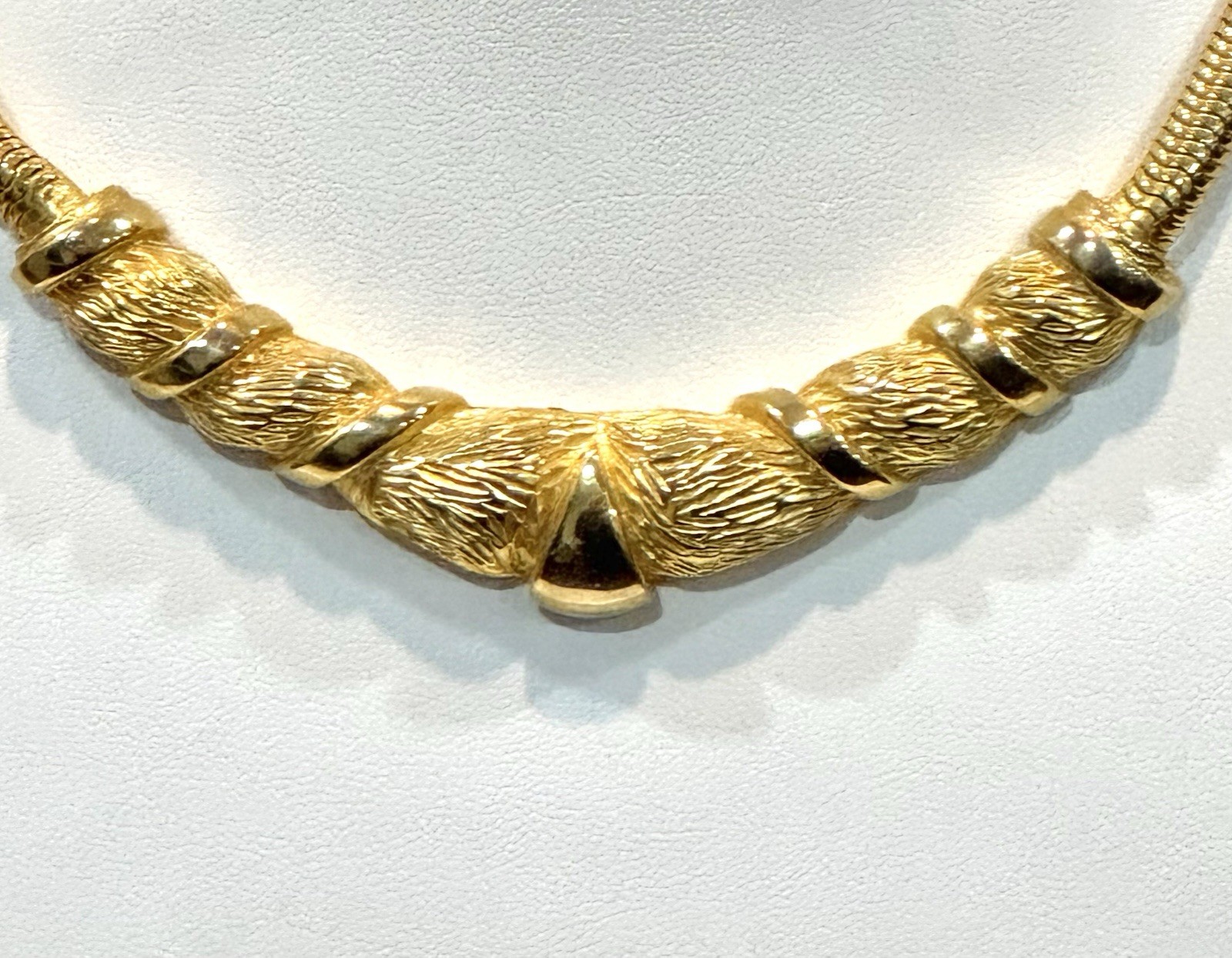 Vintage Gold Plated Chocker Signs F O