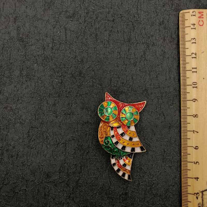 Antique French Enamel Brooch Pins Halloween Pumpkin Animal Plant Brooch Pin 1