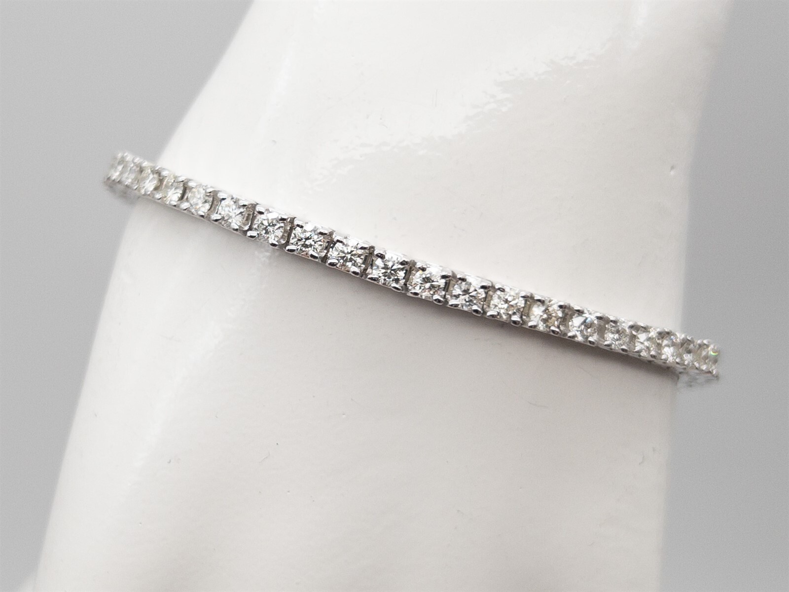 $17,000 7ct VS G IDEAL CUT Natural Diamond 14k White Gold Tennis Bracelet 13g