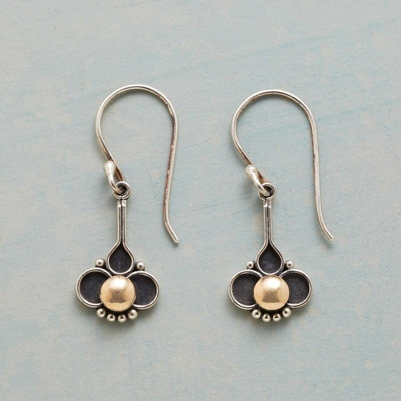 Women’s Retro Imitation Pearl Pendant Earrings Alloy Fashionable Ear Hook