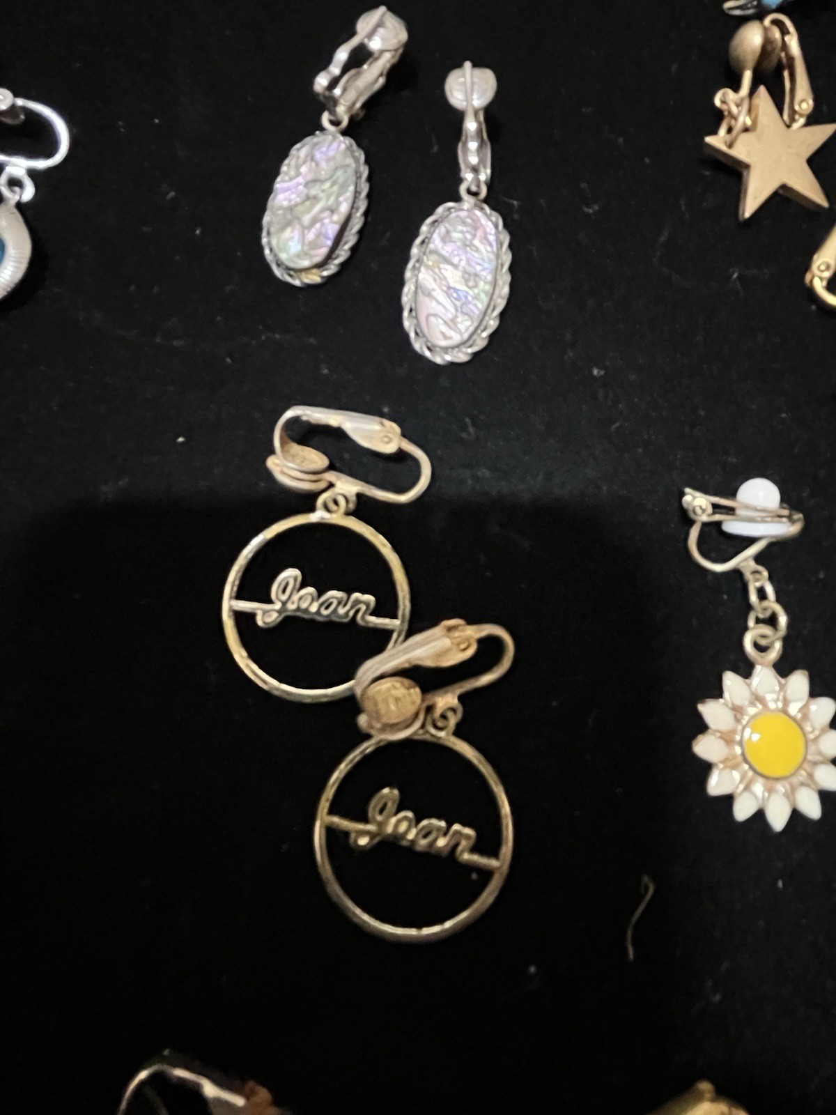 20 Pair Vintage Clip On EarRings Various Colors And Styles As Pictured Lot 02