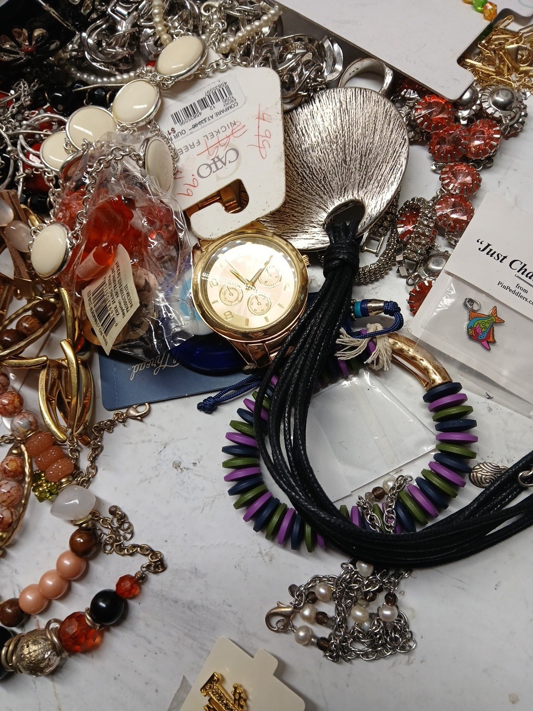 5Lbs Wearable Vintage Jewelry Huge lot Costume And More Unsearched Tangled