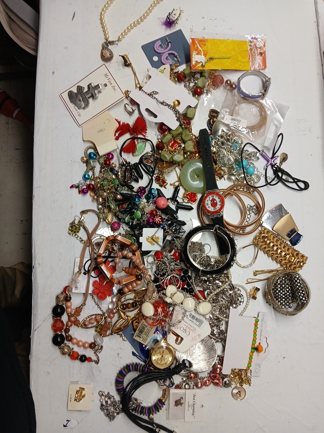 5Lbs Wearable Vintage Jewelry Huge lot Costume And More Unsearched Tangled