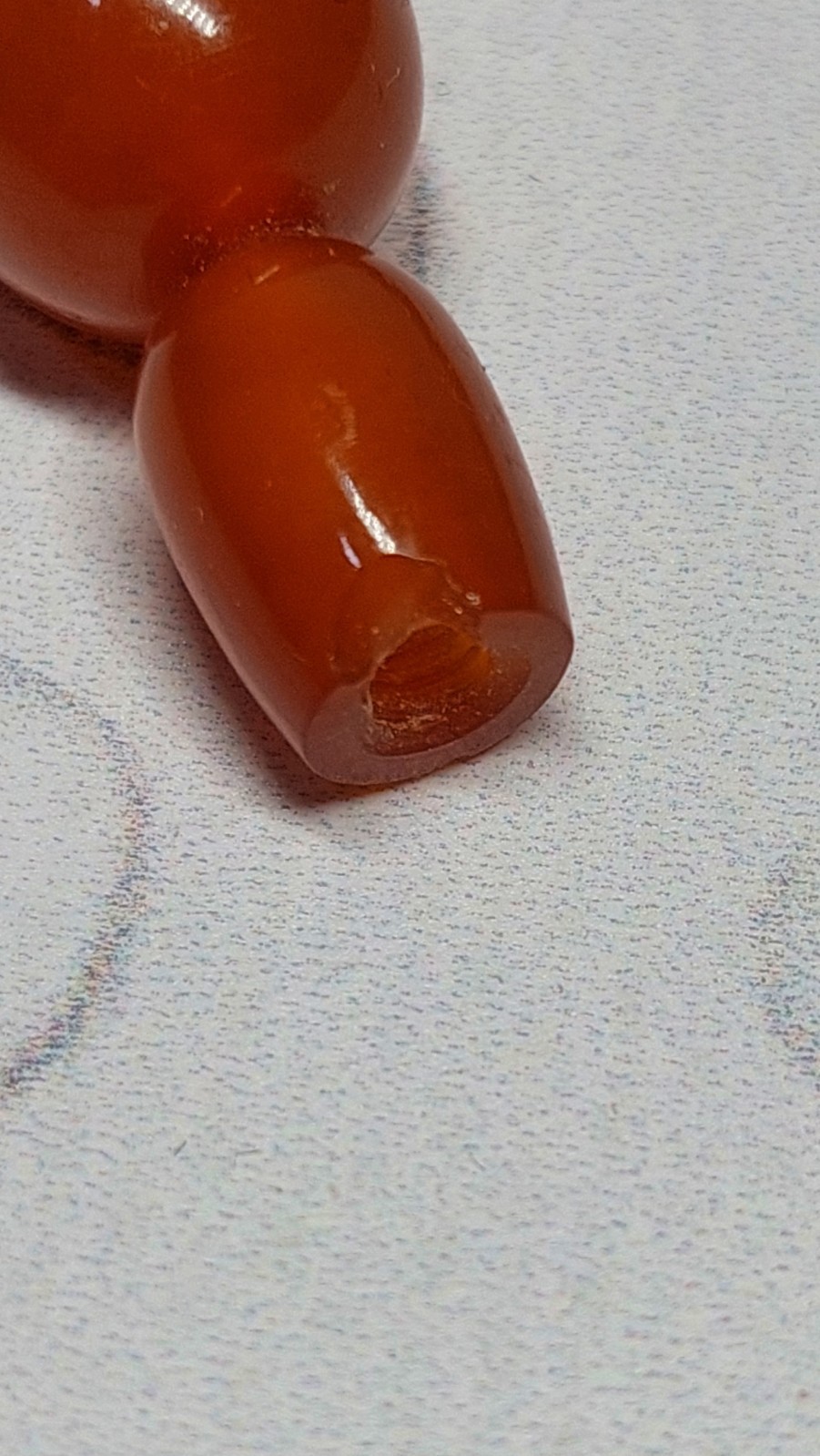 Vintage original Baltic amber beads, made in the USSR, honey color, 127 g