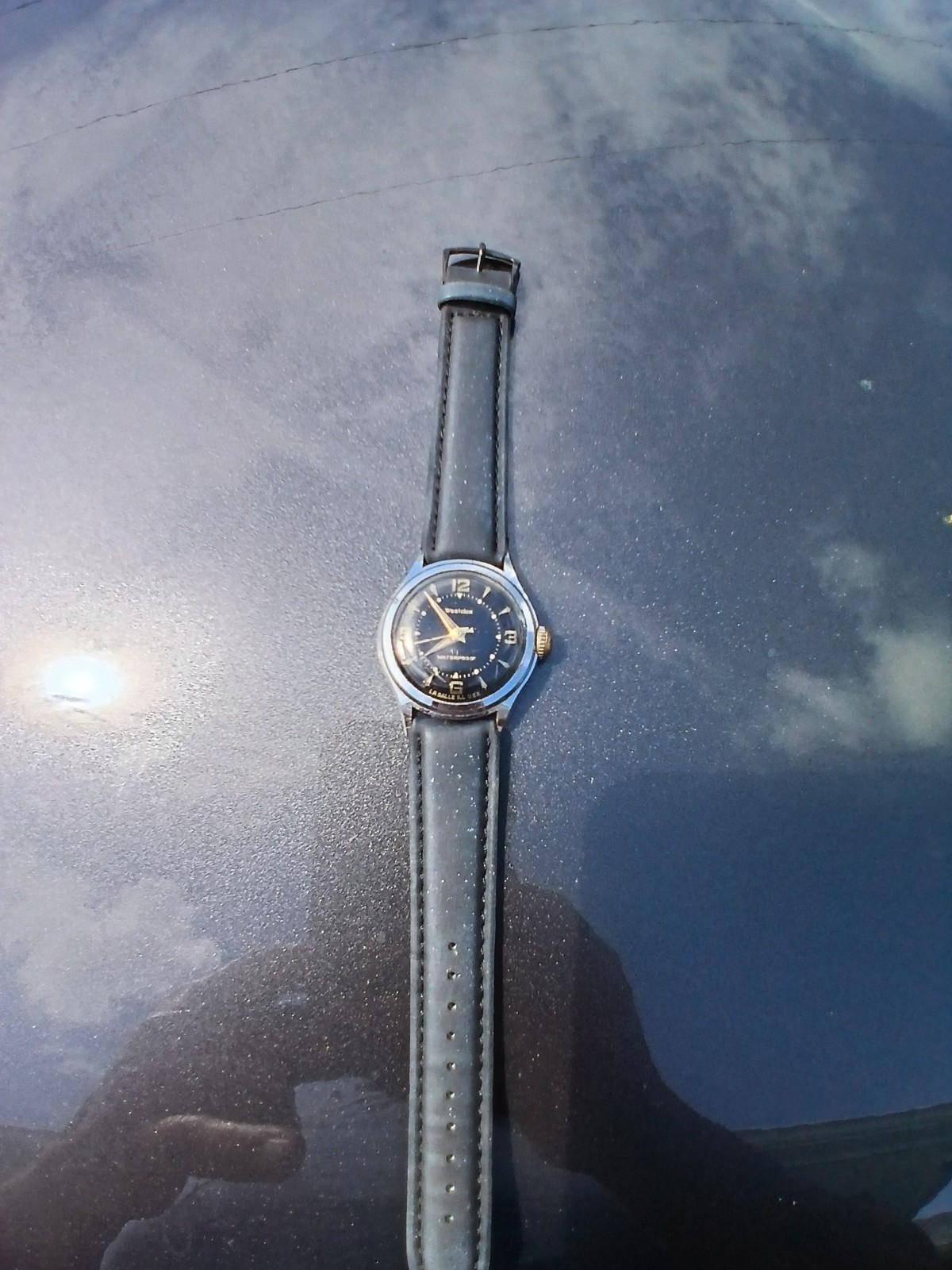 Vintage military WESTCLOX men Watch, Shockresistant, Antimagnetic, Wather Proof.