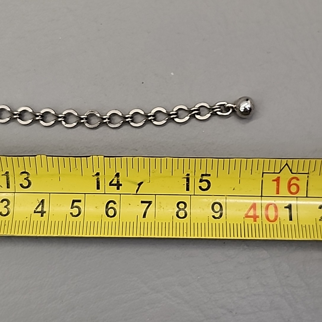 Vintage Linked Necklace Looped Chain Choker 15″ READ