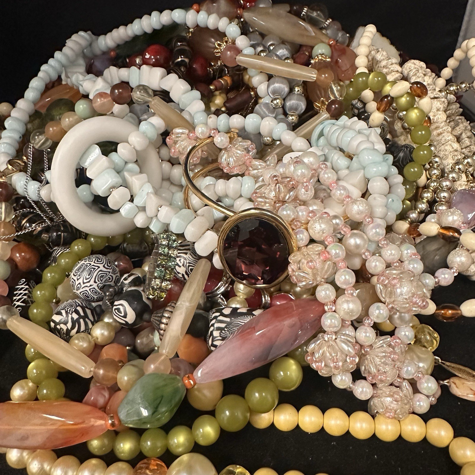 Jewelry Lot 5 Lbs Vintage Estate Modern Costume Wearable Craft Junk Resale #3