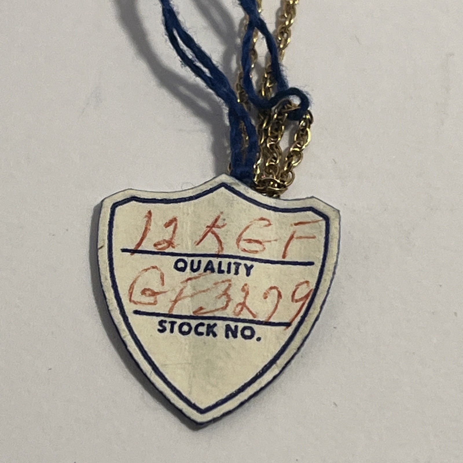 Wedgwood Blue Jasperware Liberty Bell Cameo Pendant Necklace Very Good