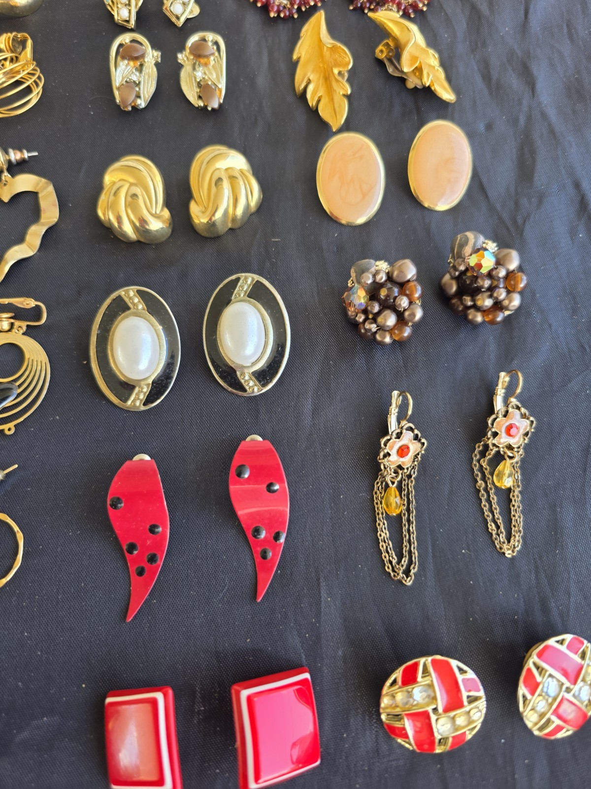 Earrings Lot 60 Pairs All Wearable Vintage Modern Jewelry Lot