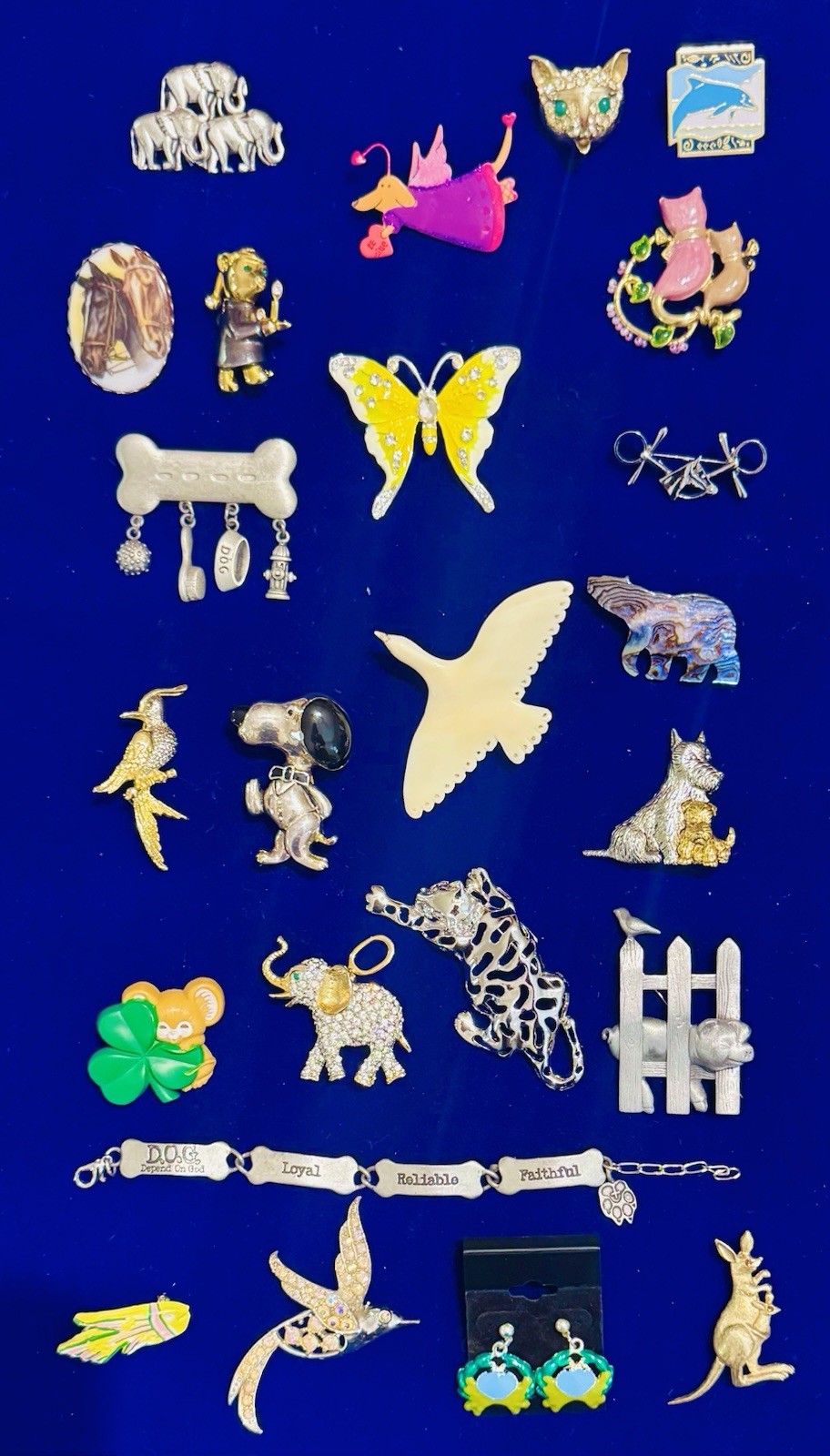 Animal Designer Brooch Pin Lot Of 25 Sarah Coventry Liz Claiborne JJ Dickson AJC
