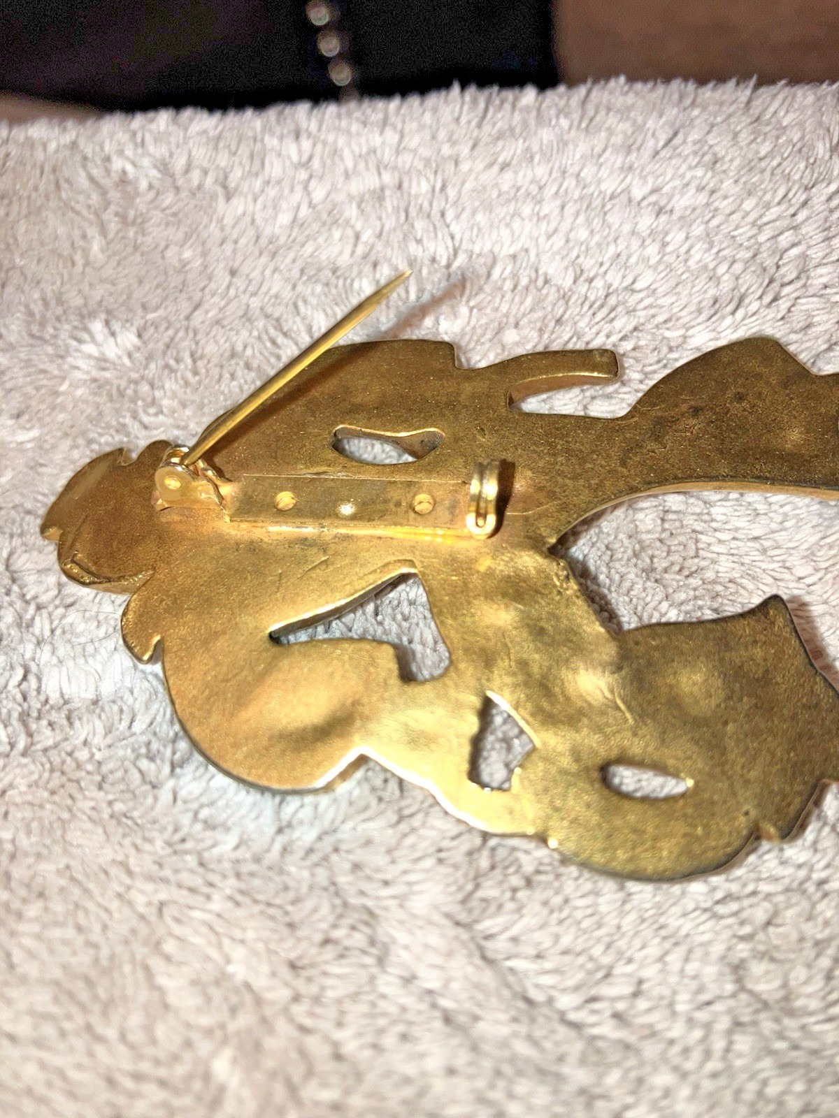 Rare 1940’s Antique Vintage WWII US Navy Sailor Man In Uniform Jewelry Pin