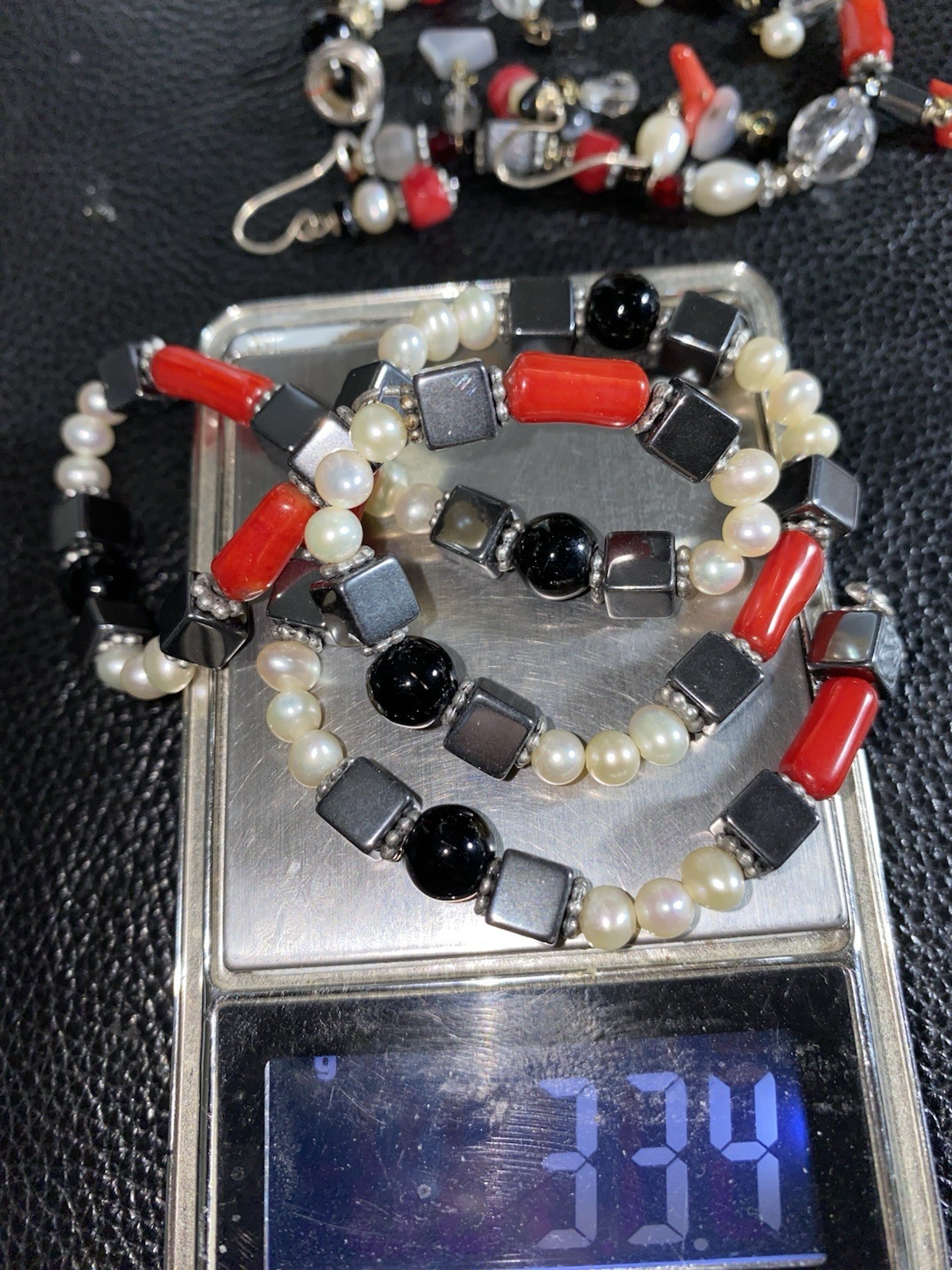 Vintage Necklace Bracelet Earring Set