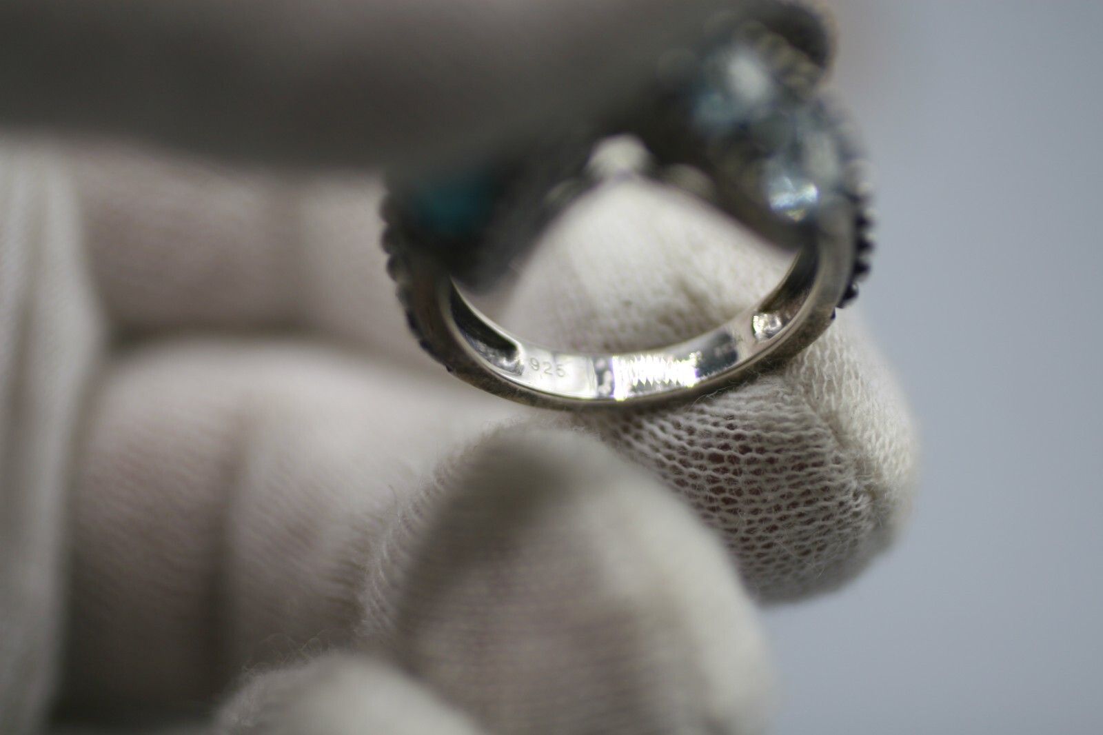 GEM ROMANSE X MULTI STONE STERLING RING ROBERT MANSE