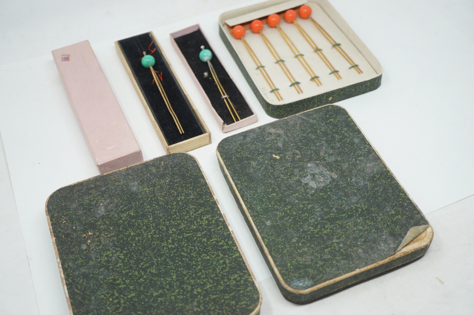 Japanese Hair Accessories Hairpins 17 Pieces Vintage Original from Japan 0530D21