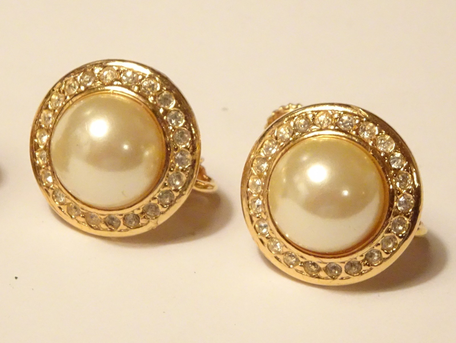 Signed Napier Earrings Lot of 3 Vintage Clip Screw On and Pierced
