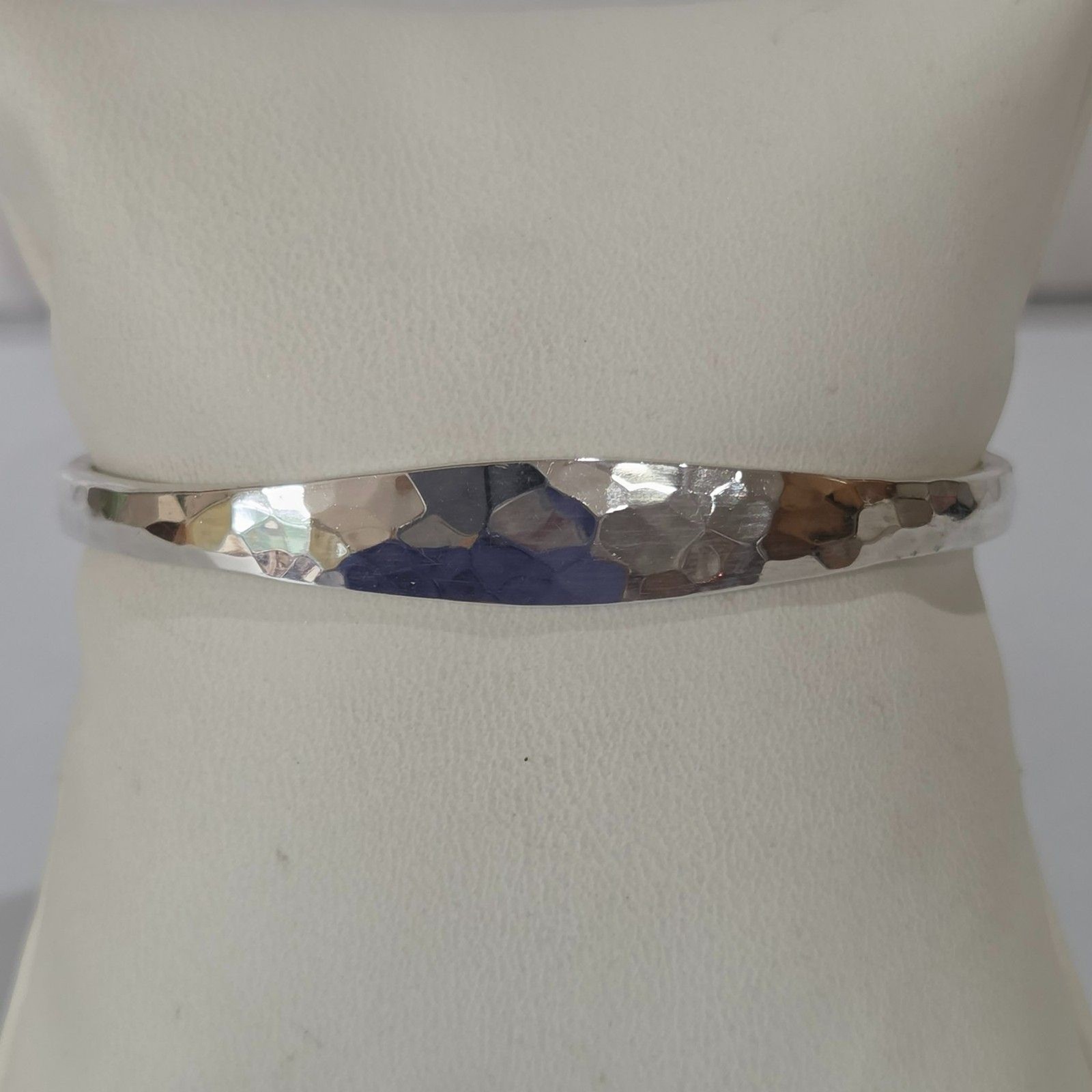 Vintage James Avery Sterling Silver Hammered Cuff Bracelet 16.68g 6.5″