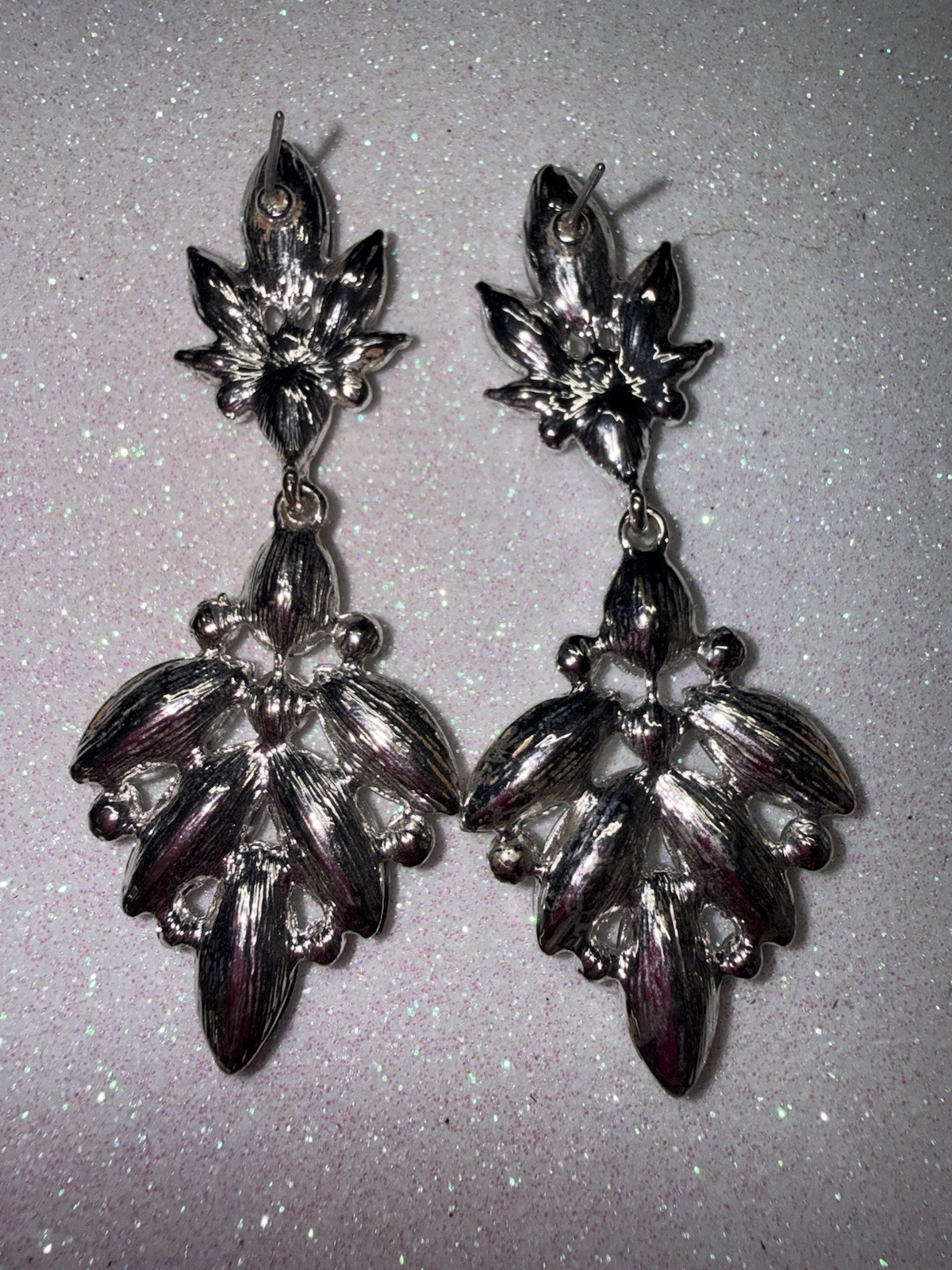 Vintage Statement Rhinestone Earrings