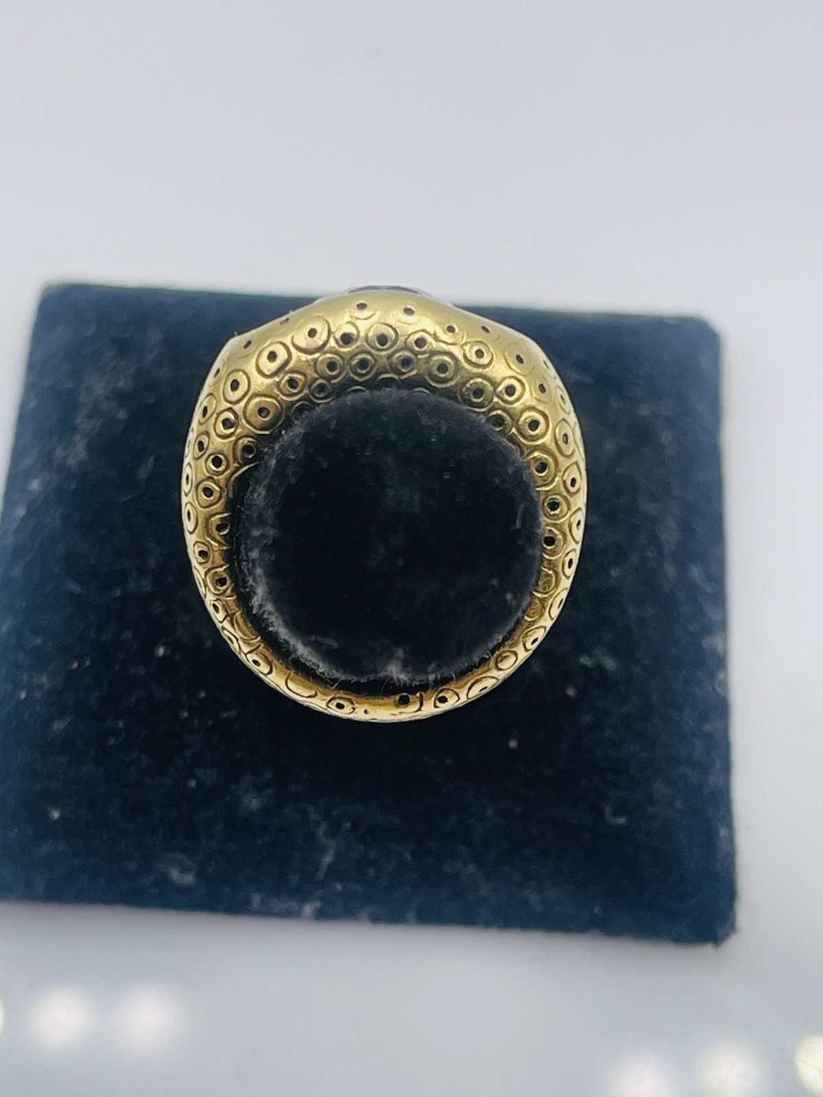 Pedro Boregaard 18k Gold & Platinum Fancy Color Brown Diamond Ring Size 5